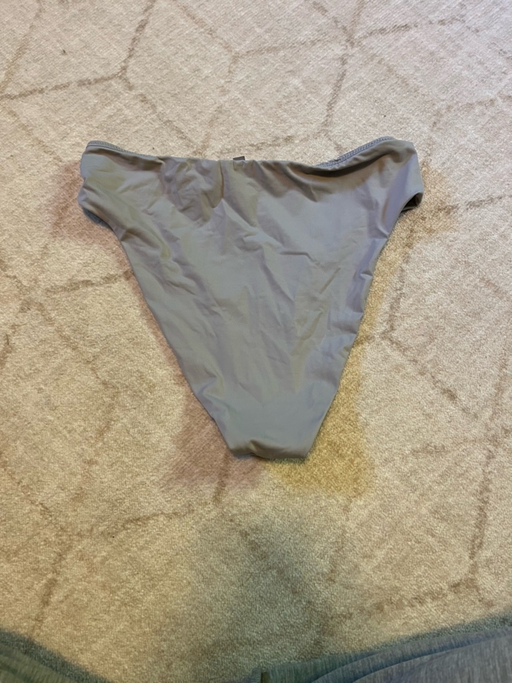 SKIMS Gray High-Cut Bikini Bottom